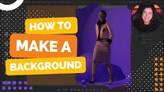 How to make a background in Clo3D | Clo3D beginner tutorial