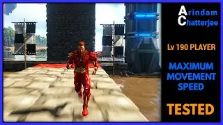 ARK Max Movement Speed | Lv190 Max Level Player becomes The Flash - S2E323