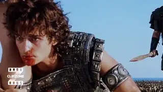 Troy | Menelaus and Paris Fight for Helen of Troy | ClipZone: High Octane Hits