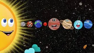 Solar Planets Song About Size  from Biggest to Smallest with Details | Kids Learning Lessons & Joy