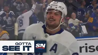 GOTTA SEE IT: Auston Matthews Secures Second 60-Goal Season With Greasy Finish