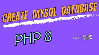 👉 create php file and create mysql database ✅²