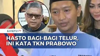 TKN Prabowo Sindir Hasto Bagi-Bagi Telur: Ikut Kita Makan Gratis