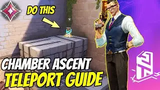 Updated Valorant Chamber Ascent Teleport Guide  - Tips And Tricks