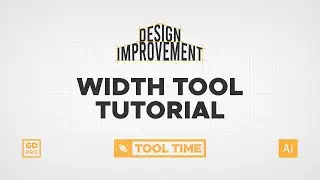 How the Width Tool Works • Adobe Illustrator Tutorial