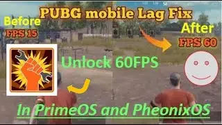 How to Fix Lag in PUBG Mobile | Lag fix in Prime and Pheonix OS | TIPS LAB