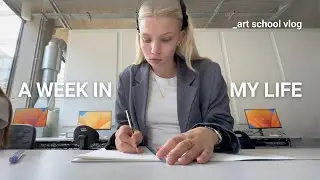 Week in my life as a design student in London | art school vlog (ad)