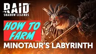 HOW TO FARM THE MINOTAUR'S LABYRINTH IN RAID SHADOW LEGENDS!!!