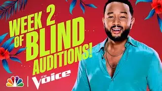 The Best Performances from the Second Week of Blind Auditions | NBCs The Voice 2022