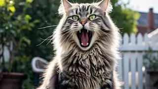 How To Make A Cat Go Crazy | Cat Voice To Attract Cats Fighting | Angry Cat Sound Effect