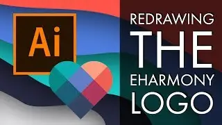 Redrawing the eHarmony Logo - Adobe Illustrator CC 2018 [35/39]