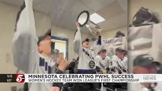 Minnesota celebrates PWHL championship