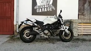 Ducati Monster 696 - 2010 open Termignoni exhaust sound