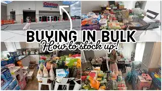 HOW MY LARGE FAMILY BUYS IN BULK | Long Term Food Storage (TIPS ON STOCKING UP)