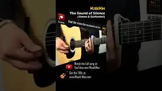 The Sound Of Silence 🎸 (Short Version) - Simon & Garfunkel 🧑🏻👨🏼‍🦱 / Guitar Cover / MusikMan