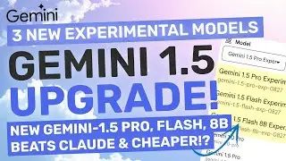 Gemini 1.5 EXPERIMENTAL (Pro, Flash, 8B) : New Gemini BEATS Claude? while being Cheap (Fully Tested)