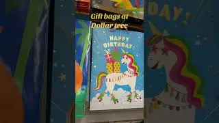 🛍️ gift bags at dollar tree 🛍️