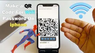 Make A QR Code For Wifi Password On iphone | qr generator on iphone