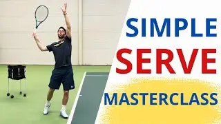 How to Serve In Tennis In 4 Steps - Technique Lesson for Beginners