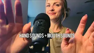 ASMR FAST & “AGGRESSIVE” HAND SOUNDS & (DRY) MOUTH SOUNDS