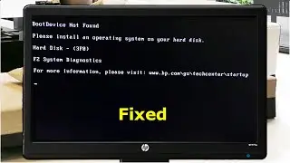 How to Fix a No Boot Device Found Error | Hard Disk - 3F0 | Top Fixes Error