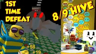 Bee Swarm Simulator - 1ST TIME DEFEAT OF COCONUT CRAB - 8/9 HIVE