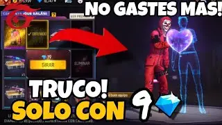 COMO SACAR EL NUEVO EMOTE QUE BUEN EQUIPO CON 9 💎 EN LA RULETA MÁGICA 😱✅