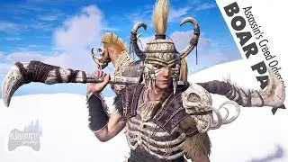Assassin's Creed Odyssey: Boar Pack - Armor Set Weapon Showcase ♫