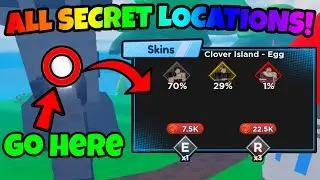 *UPDATED* All SECRET Skin Egg Locations + How To Equip Skins (Anime Swords Simulator)