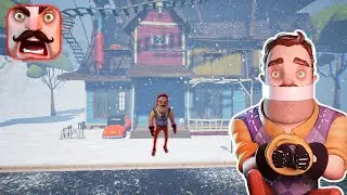 ПРИВЕТ СОСЕД переехал в НОВЫЙ ЗИМНИЙ ДОМ 3 АКТ! - Hello Neighbor