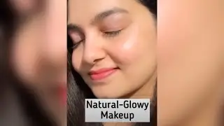 Easy 2 min glowy makeup for beginners ✨ #everydaymakeup #nomakeupmakeup #shorts