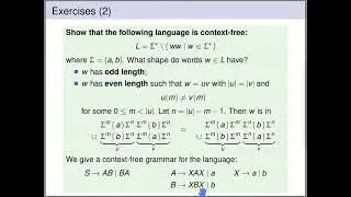 Automata Theory - Context-free Grammars