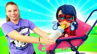 Леди Баг и Антибаг в парке - новая серия. Видео игры для девочек про кукол