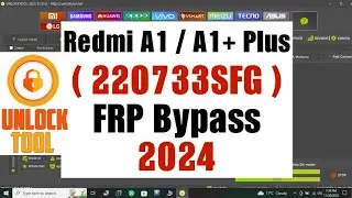 Redmi A1/A1+ Plus 220733SFG Frp Bypass Done By Unlock Tool | J Unlocker Official