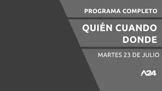 LOAN: allanan la vivienda de GABINA, la mujer policía #QuiénCuándoDónde PROGRAMA COMPLETO 23/07/2024