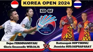 [QF] Dejan FERDINANSYAH/WIDJAJA (INA) vs OUPTHONG/SUDJAIPRAPARAT (THA) | Korea Masters 2024