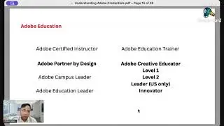 The Adobe for Education Program track