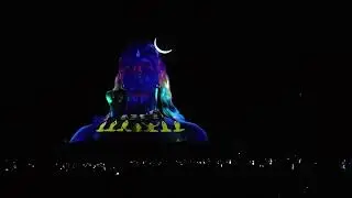 Adi Yogi statue at Chikkaballapur near Bengaluru / Bangalore Light Show (Full show)