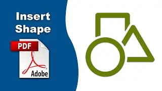 How to insert shapes to a pdf file (comment) using Adobe Acrobat Pro DC