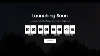 Create A Coming Soon Page Using React JS