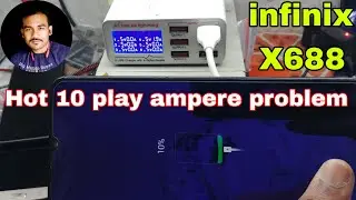 Infinix X688 - X680 charging issue fix | infinix hot 10 play charging ampere problem solution