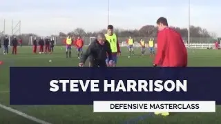 Steve Harrison | RIASA Masterclass Defence session | Defending Drills Soccer