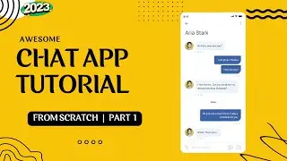 Epic Flutter Chat App with Firebase Part 1 | Full Tutorials from Scratch