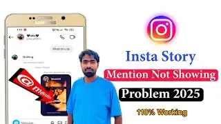 Instagram Mention In Story Problem 2023 | Fix Instagram Story Mention Problem #instagramstory