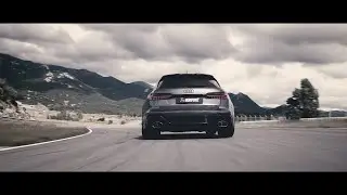 Audi RS 6 Avant (C8) with an Akrapovič exhaust system