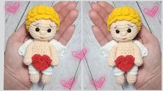 💖КУПИДОН💖АНГЕЛ  ВЯЗАНЫЙ КРЮЧКОМ💖cupido crochet💖Häkelengel