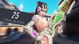 31 Elims - When a Grandmaster Widowmaker Plays in Diamond - Overwatch 2 Gameplay