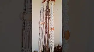 Подвесы для цветов в технике #макраме. #macramee #macrame #идеимакраме #идеидлядома  #декоринтерьера