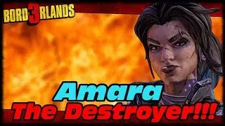 AMARA THE DESTROYER BOSS MELTING DPS BUILD!!! BORDERLANDS 3 AMARA MAX DPS BUILD GUIDE!!!