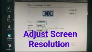 how to change screen resolution in windows